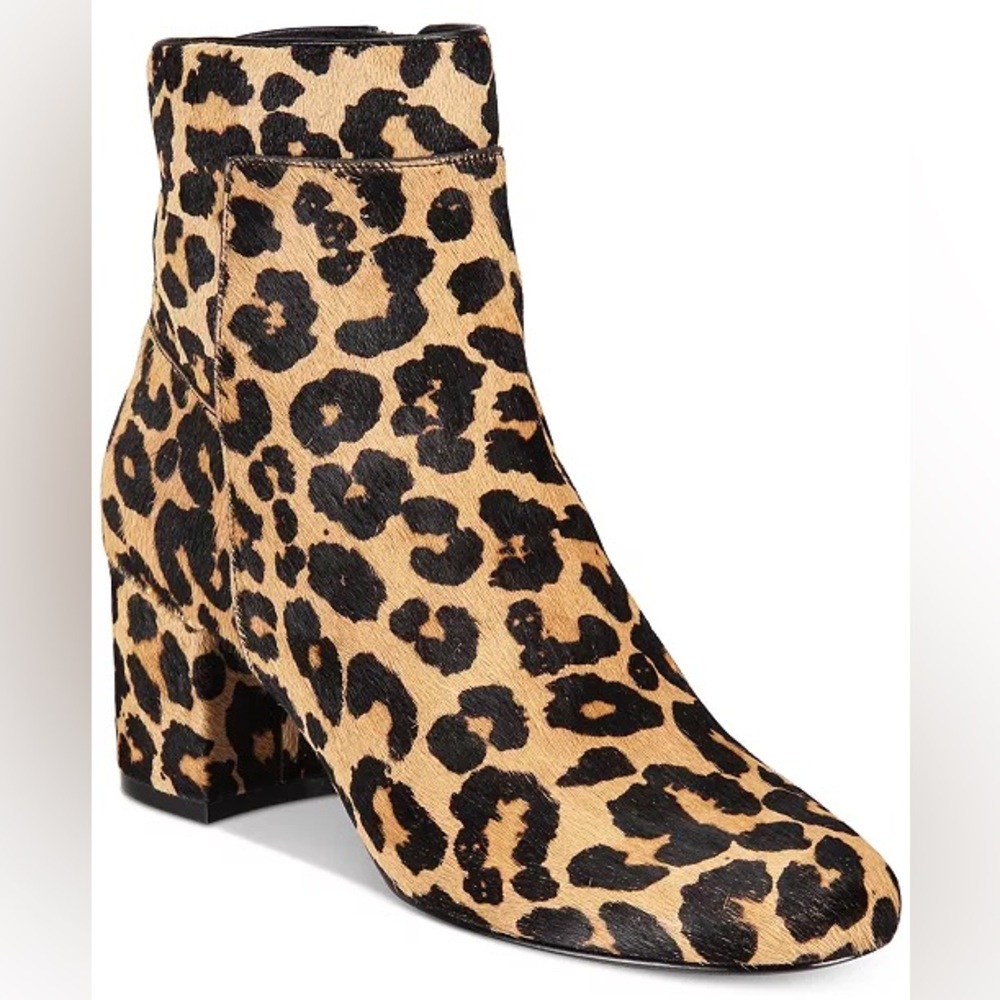 COLE HAAN Arden Grand Ankle Boots Ocelot Print